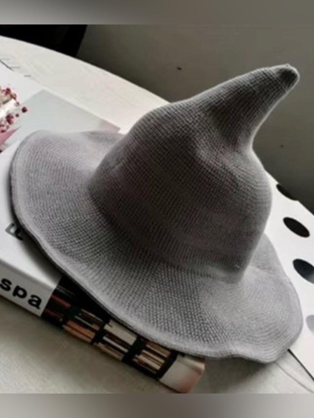 Stylish GRAY Witch Hat